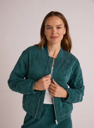 Wynter Quilted Bomber - Hunter Pine